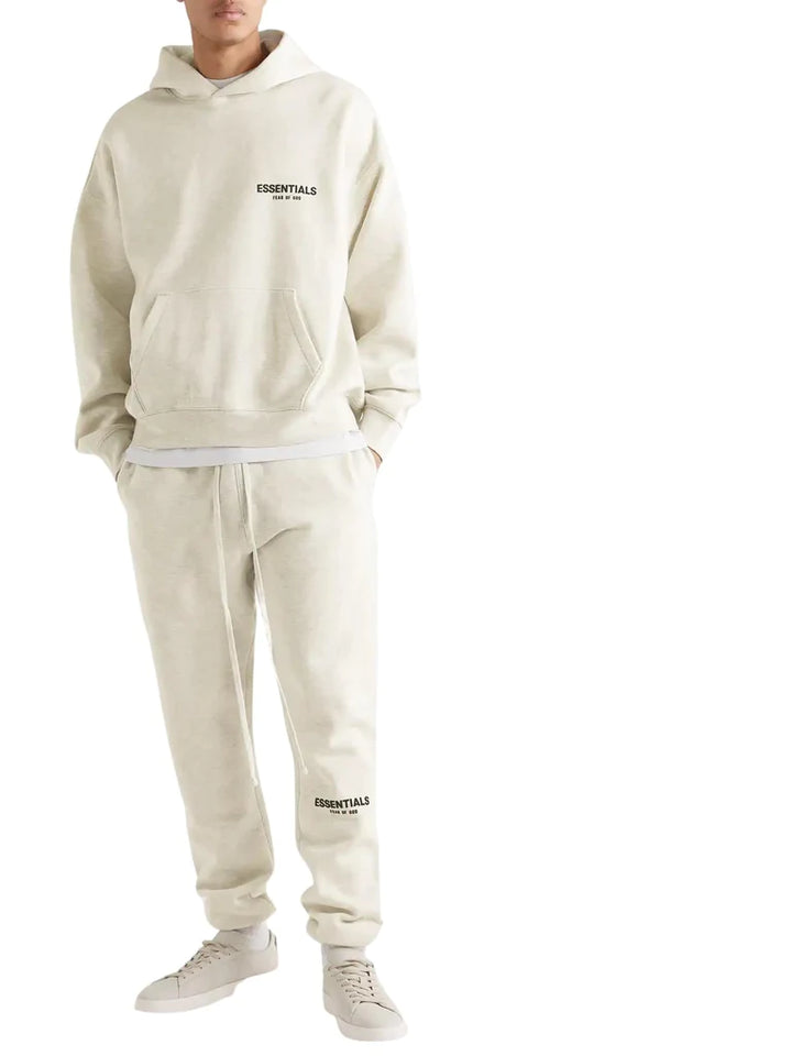 FEAR OF GOD ESSENTIALS LIGHT OATMEAL HOODIE – authenticated