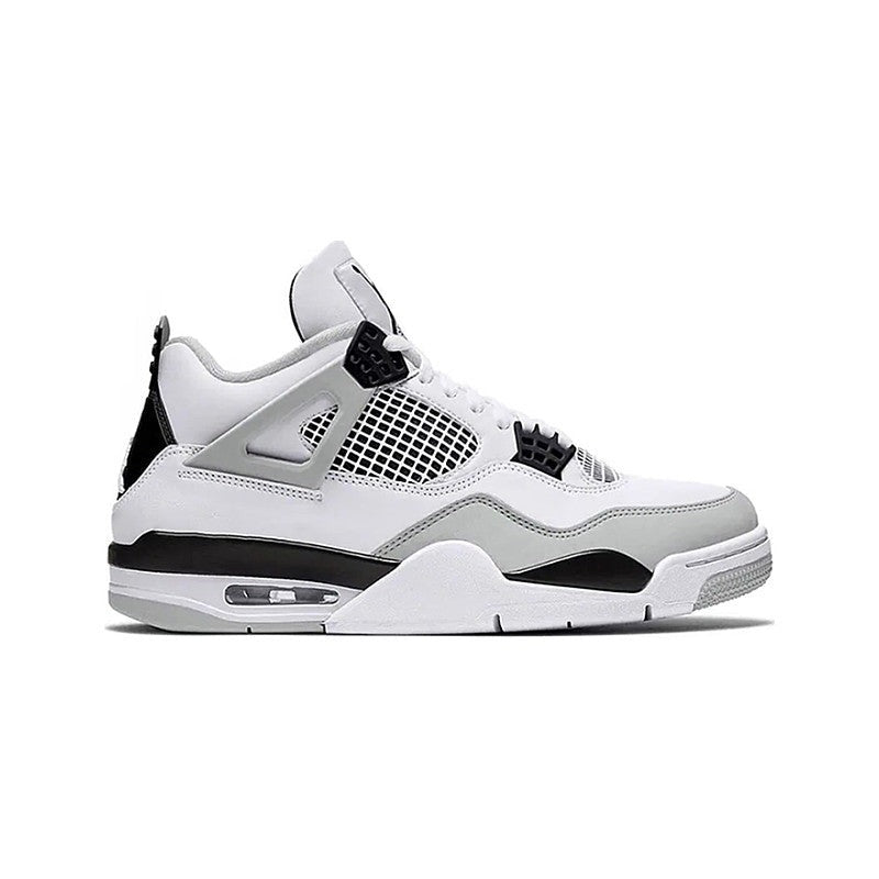 AIR JORDAN 4 WHITE MILITARY BLACK – authenticated